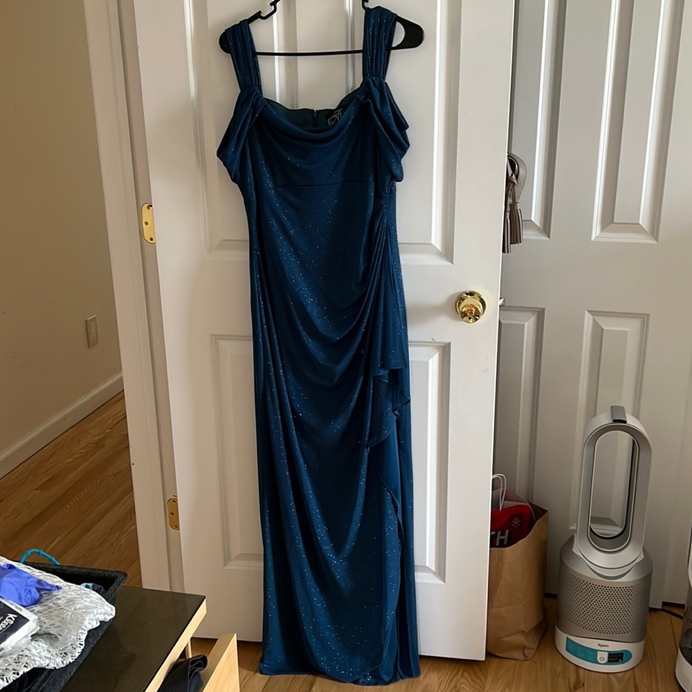 Alex evenings gown.Size 12. With glitters.